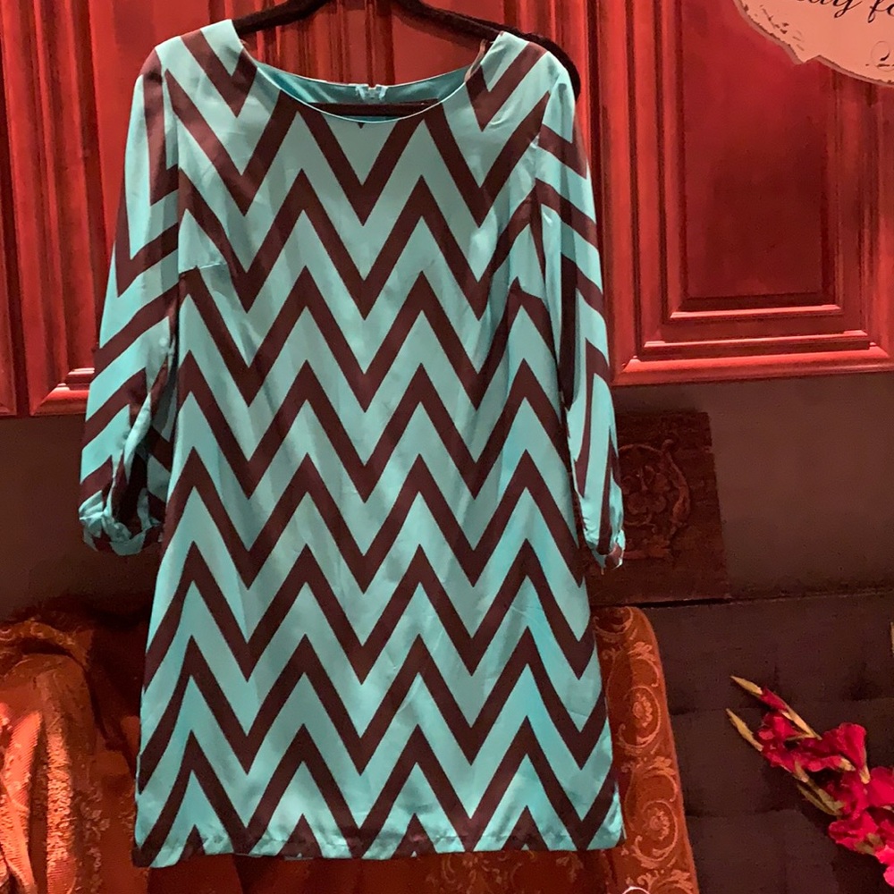 Teal dress